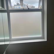 Frosted Film to Bottom of Window